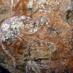 Aboriginal rock art is part of a tradition of painting and engraving that stretches back thousands of years. Some of the oldest surviving examples so far found are the rock engravings in the Pilbara in Western Australia and in the Olary region of South Australia which may be as much as 40 000 years old.